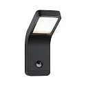 Wandarmatuur voor buitenshuis KULMA met bewegingsmelder LED IP44, antraciet