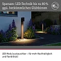 Paallamp KIMU 1 SPOT 1-vlams, schakelbaar, cardanisch draaien, insectenvriendelijk IP44, antraciet 