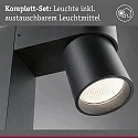 Paallamp KIMU 1 SPOT 1-vlams, schakelbaar, cardanisch draaien, insectenvriendelijk IP44, antraciet 