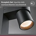 Paallamp KIMU 2 SPOT 2-vlams, schakelbaar, cardanisch draaien, insectenvriendelijk IP44, antraciet 