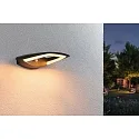 Wandarmatuur voor buitenshuis AKENA PIR met sensor, insectenvriendelijk, zeeluchtbestendig IP44, antraciet 