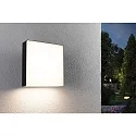 Paulmann Wandarmatuur voor buitenshuis AZALENA PIR met sensor IP44, antraciet, transparant 