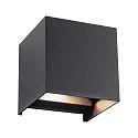 Paulmann outdoor wall luminaire CYBO RGBW RGBW, ZigBee controllable LED IP44, anthracite dimmable