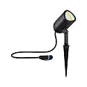 Armatuur met grondpen PLUG&SHINE SHIRA RGBW, ZigBee aanstuurbaar LED IP65, antraciet dimbaar