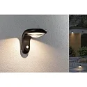 Paulmann Wandlamp op zonne-energie DISKOLA PIR met sensor IP44, antraciet, transparant 
