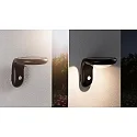 Paulmann Wandlamp op zonne-energie DISKOLA PIR met sensor IP44, antraciet, transparant 