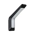 Paulmann Wandarmatuur voor buitenshuis MERANO PIR met sensor IP44, antraciet, transparant 