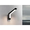 Paulmann Wandarmatuur voor buitenshuis MERANO PIR met sensor IP44, antraciet, transparant 