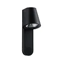 Paulmann Wandarmatuur voor buitenshuis CAISSA PIR met sensor IP44, antraciet, transparant 