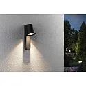 Paulmann Wandarmatuur voor buitenshuis CAISSA PIR met sensor IP44, antraciet, transparant 