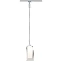 Paulmann Paulmann URail LED Pendant luminaire Arido II 230V 5W GU10 chrome matt/clear/satined
