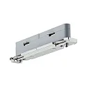 1-fase lengteconnector URAIL, zilver