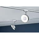 1-Phase LED Spot URAIL CIRCLE LED, 1x5W, 230V, chrome matt