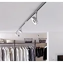 1-Phase LED Spot URAIL CIRCLE LED, 1x5W, 230V, chrome matt