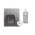 Paulmann Lampenkap URAIL PIRM 2EASY, grijs, mat