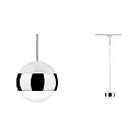 Pendelarmatuur URAIL CAPSULE II LED, chroom, wit dimbaar