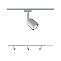 Paulmann Paulmann URail Set Cover, excl. lamp, max. 10W, GU10, chrome matt