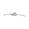 Paulmann Schilderijverlichting BENTO groot, halfrond, kantelbaar IP20, aluminium geborsteld 