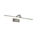 Schilderijverlichting RENAN groot, hoekig, kantelbaar IP20, oudmessing 