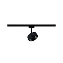 Paulmann 1-fase spot URAIL CIRCLE LED IP20, zwart mat dimbaar