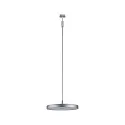 1-phase pendant luminaire HILDOR URail IP20, chrome matt dimmable
