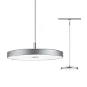 1-phase pendant luminaire HILDOR URail IP20, chrome matt dimmable