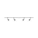 Paulmann Spot URAIL COVER met voedermogelijkheid, set van 4 GU10, chroom, chroom mat dimbaar