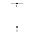 Paulmann Pendelarmatuur URAIL DECOSYSTEMS zonder lampenkap E14, zwart mat, wit dimbaar
