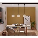 Paulmann Pendelarmatuur URAIL DECOSYSTEMS zonder lampenkap E14, zwart mat, wit dimbaar