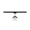 Paulmann Spot URAIL CIRCLE roteerbaar, kantelbaar, chroom, zwart mat