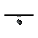 Paulmann Spot URAIL CUBE LED, chroom, zwart mat