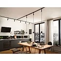 Paulmann Spot URAIL CUBE LED, chroom, zwart mat