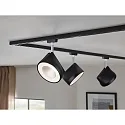 Paulmann Spot URAIL ARENA LED roteerbaar, kantelbaar, chroom, zwart mat