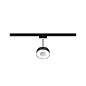 Paulmann Spot URAIL CIRCLE roteerbaar, kantelbaar, chroom, zwart mat