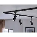 Paulmann Spot URAIL TUBO LED roteerbaar, kantelbaar, chroom, zwart mat 