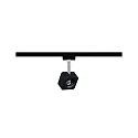 Paulmann Spot URAIL CUBE LED, chroom, zwart mat