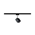 Paulmann Spot URAIL CUBE LED, chroom, zwart mat