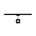 Paulmann Spot URAIL CUBE LED, chroom, zwart mat