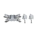 Paulmann 1-fase X-connector URAIL, chroom mat