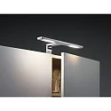 Paulmann Spiegelarmatuur GALERIA DOUBLE HOOK 2-vlams, hoekig, chroom 