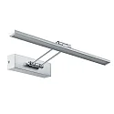 Paulmann Schilderijverlichting GALERIA BEAM FIFTY LED met scharnierende arm, kantelbaar, nikkel geborsteld 