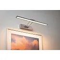 Paulmann Schilderijverlichting GALERIA BEAM FIFTY LED met scharnierende arm, kantelbaar, nikkel geborsteld 
