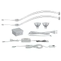 Paulmann Meubelarmatuur LED ASSISTENT II lang, met schakelaar, set van 2 GU5,3, chroom 