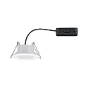 Paulmann Plafondinbouwarmatuur CALLA LED draaibaar IP65, wit mat 