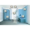 Paulmann Set of 3 Outdoor LED Recessed spot CALLA IP65, swivelling, 230V, each 5.5W 3000-6500K 550lm 100°, white matt