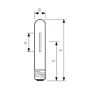 Philips Natriumdamplamp SON-T46 PLUS PIA T46 E40 2000K CRI 20-39 dimbaar