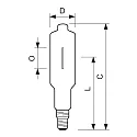 Philips Halogeen metaaldamplamp HPI-T PRO T100 E40 3800K CRI 60-69 
