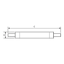 Philips LED staaflamp R7s 118mm COREPRO LEDLINEAR 118MM SLIM schakelbaar, smal 7,2W 810lm 3000K 300° CRI 80 