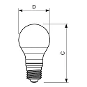 Philips LED lamp peervorm COREPRO A60 schakelbaar A60 E27 7W 806lm 2700K CRI 80 