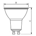 Philips LEDspot PAR16 MASTER VALUE DIM 3.7-50W GU10 930 36° GLASS set van 5 PAR16 helder GU10 3